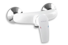 Sprchov� vodovodn� bat�ria biela 150mm 57060/1.1 METALIA