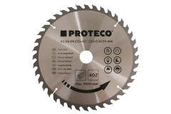 P�lov� kot�� 40-zubov� 250�3,0�30mm + redukcia 30/20mm