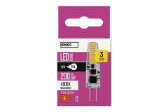LED �iarovka Classic JC / G4 / 1,9 W (21 W) / 200 lm / neutr�lna biela
