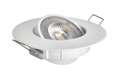 LED bodov� svietidlo SIMMI biele, kruh 5W neutr�lna biela