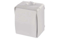 Vyp�na� n�stenn� IP54 �.6, schodiskov� biely FRENCH