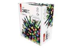 Viano�n� svetl� LED farebn� 24m s �asova�om