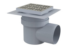 Vpus� podlahov� nerez/plast bo�n� 150�150/110 Alca APV12