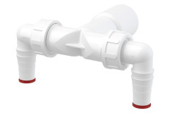 Dvojit� kolienko k sif�nu 17-23mm na r�rku 32/40 tvar "T"