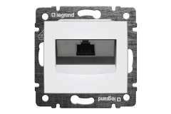 Z�suvka UTP 1�RJ45 biela LEGRAND VALENA