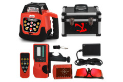 Rota�n� nivela�n� laser s kufr�kom - z�klad (zelen� l��)