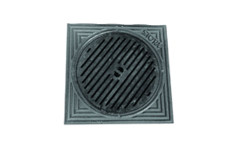 Liatinov� poklop na �achtu mre�a DN 400mm A15 hranat� r�m