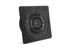 Plastov� poklop na �achtu mre�a 1,5t DN 315mm A15 hranat� r�m