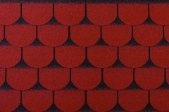 Asfaltov� �inde� MIDA STANDARD BEAVER+ bobrovka �erven� 33cm/1m, bal=3m2