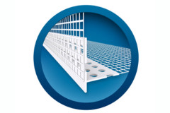 Nadokenn� rovn� nepriznan� LT profil okapni�ka + sie�ka 2,5m