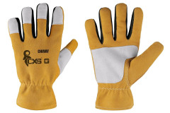 Rukavice CXS CHIVAY, oran�ovo-�ed�, ve�. 11