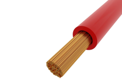 K�bel CYA �erven� 1�0,75mm