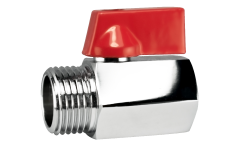 Gu�ov� miniventil 1/4" MF