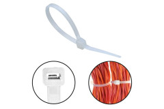 S�ahovacia p�ska biela 7,6�200mm 100ks