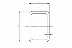 Zv�ran� profil dut� 60�40�3mm EN10219