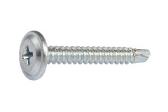 Samorezn� skrutka TEX 4,2�45mm WSPC ZN s plochou hlavou