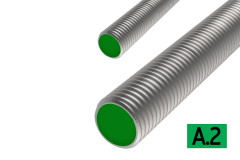 Z�vitov� ty� M6 DIN975 A2 nerez 1m