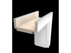 Z�rub�a DEFENDOOR 80cm 140-180mm prav� �ierna matn� 8cm